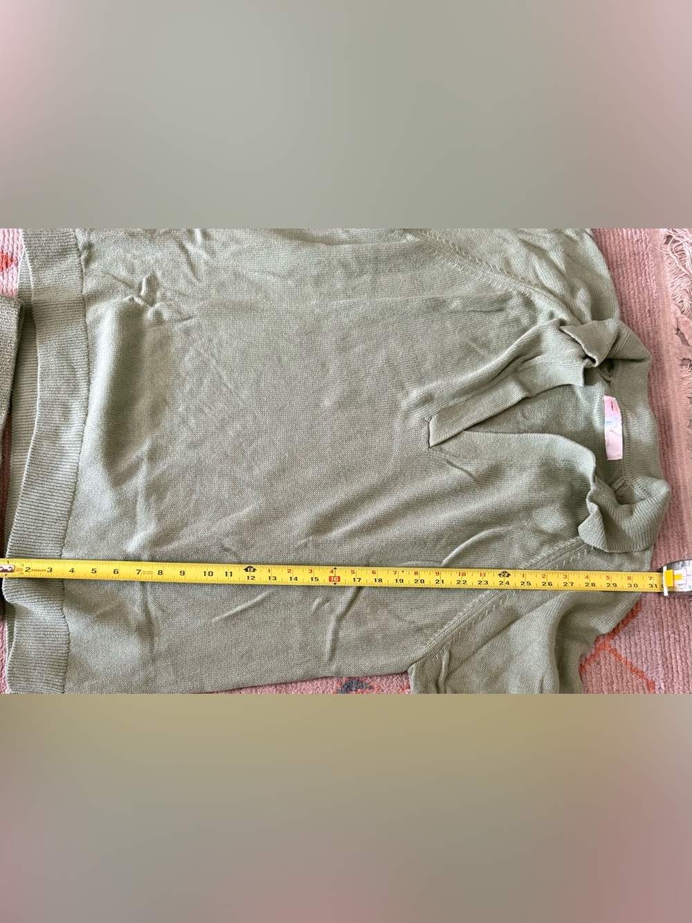 Free People Beach Sage Green Wide-Leg Knit Lounge Set - Picture 5 of 7